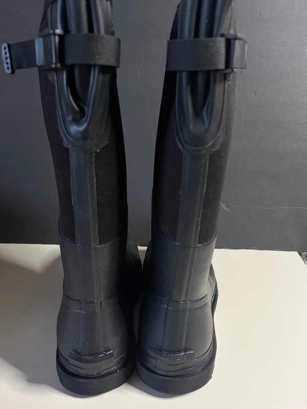 Tidewe Black Neoprene Rubber Boots